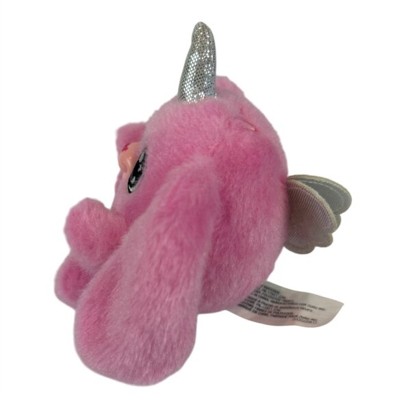 Zuru Rainbocorns Bunnycorn Surprise Flopsy 3.5in Plush Pink Bunny Unicorn - Picture 2 of 10
